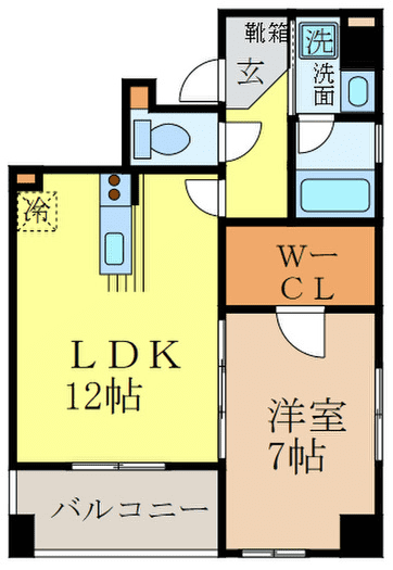 カレンコート間取り図